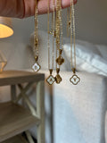 Clover Initial Necklace